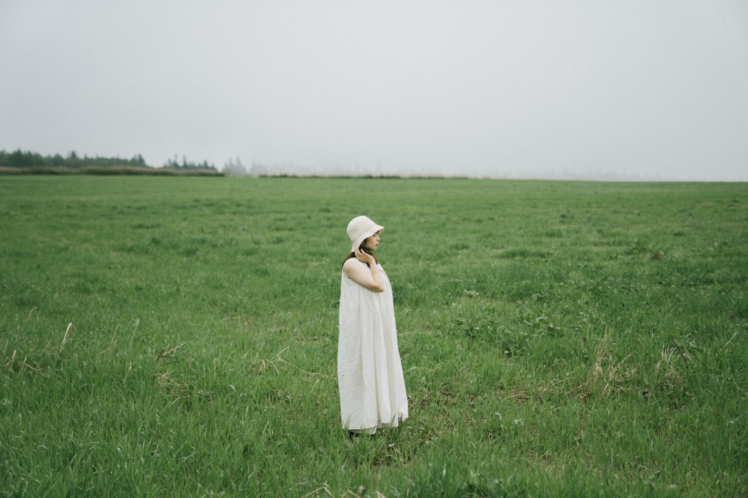 ひんやりとした霧が肌に触れる